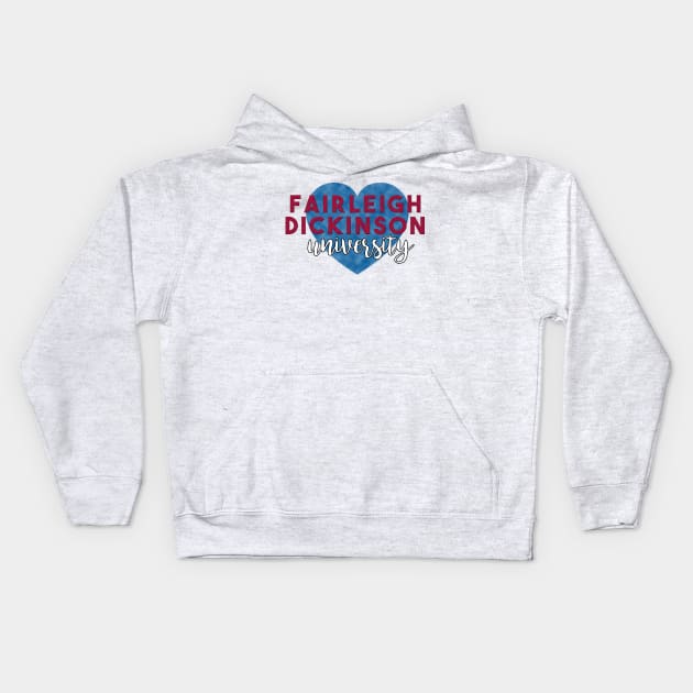 Fairleigh Dickinson University Kids Hoodie by ally1021